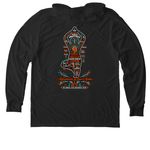 2026 Annual Adventuresinlove4Andie Event, a Space Black Allmade Eco Triblend Hoodie Tee (back-view)