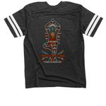 2026 Annual Adventuresinlove4Andie Event, a Vintage Smoke / White Football Jersey Tee (back-view)