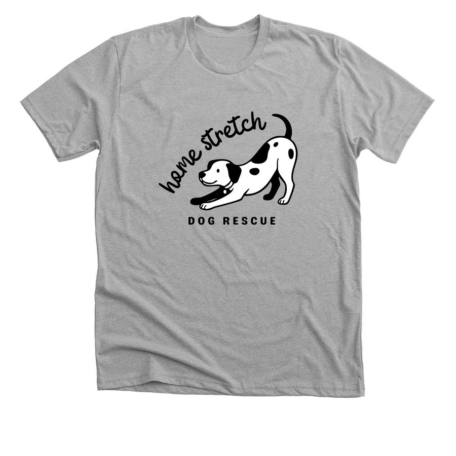 Home Stretch Dog Rescue, a Athletic Heather Premium Unisex Tee
