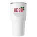 HESA Travel Tumbler, a White Insulated Tumbler