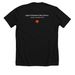 Silly Goose&nbsp;, a Solid Black Blend Premium Unisex Tee (back-view)