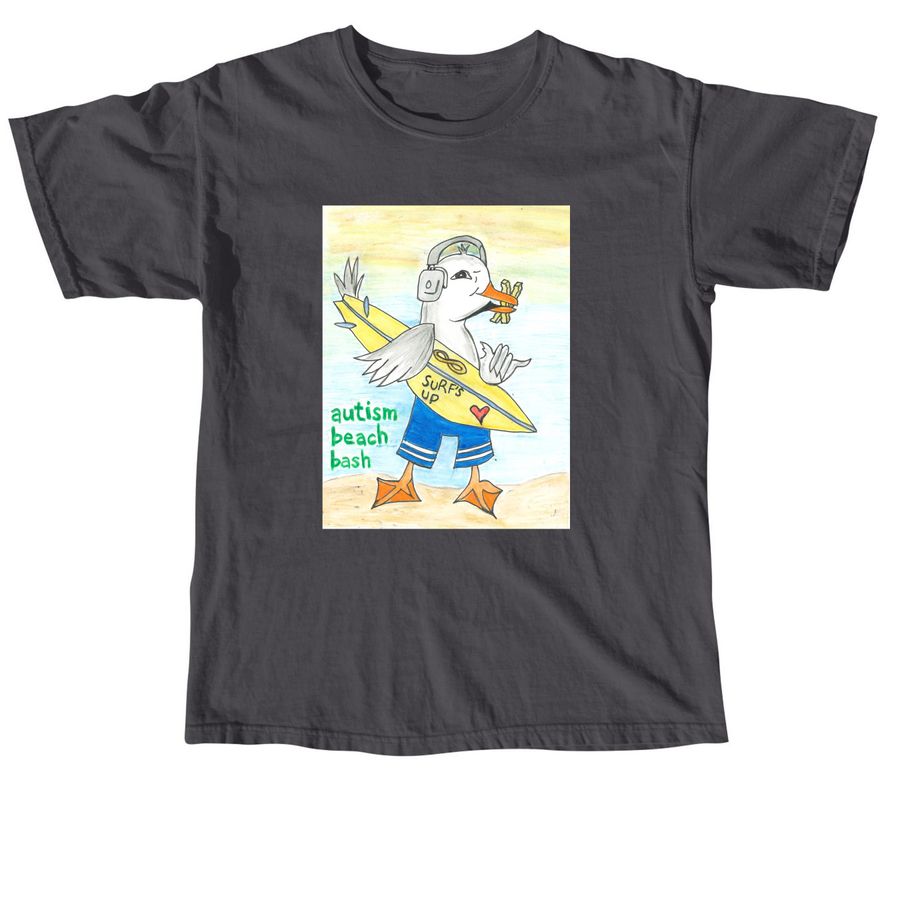 Winning T-Shirt Design, a Graphite Comfort Colors Unisex Tee