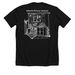Asheville Poverty Initiative, a Solid Black Blend Premium Unisex Tee (back-view)