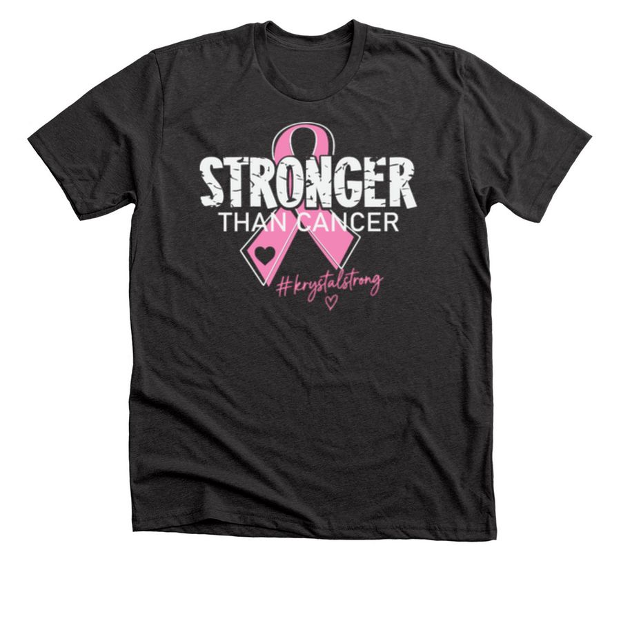 #KrystalStrong?, a Dark Grey Heather Premium Unisex Tee