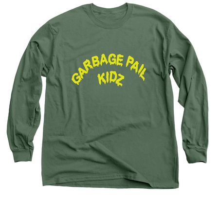 GPK-Scrapyard Scott, a Military Green Classic Long Sleeve Tee