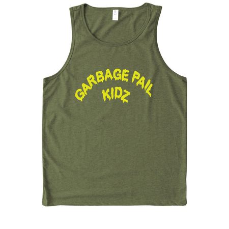 GPK-Scrapyard Scott, a Olive You Green Allmade Eco Triblend Tank