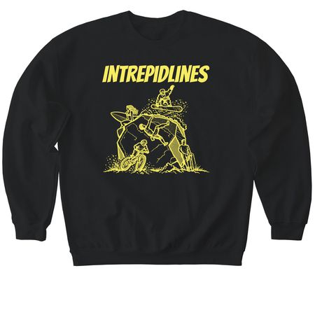Seasons, a Black Softstyle Crewneck Sweatshirt