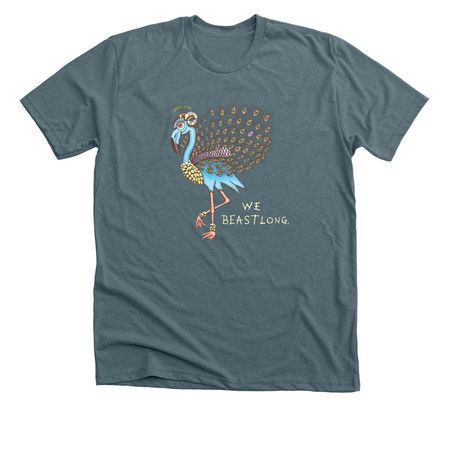 Pablo, a Heather Slate Premium Unisex Tee