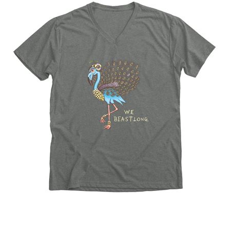 Pablo, a Deep Heather Premium V-Neck Tee