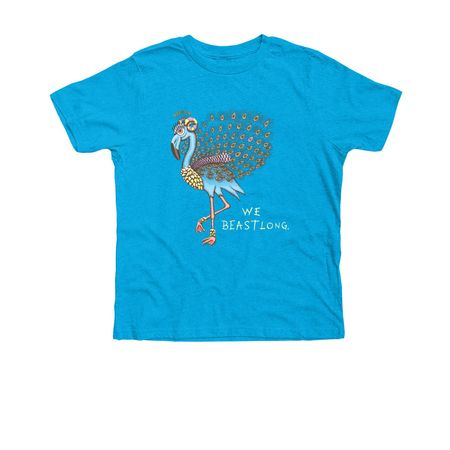 Pablo, a Neon Blue Premium Youth Tee