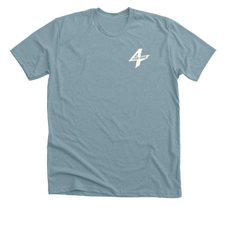 ALL THAT I NEED, a Heather Blue Lagoon Premium Unisex Tee