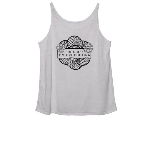 F-Off Outline! Athletic Heather Women's Slouchy Tank
