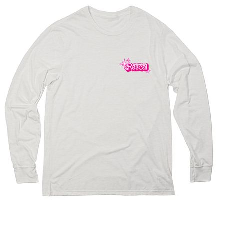 this barbie is a rascal, a Fairly White Allmade Eco Triblend Long Sleeve Tee