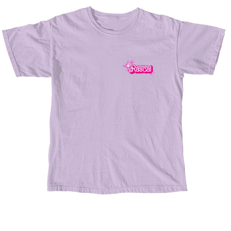 this barbie is a rascal, a Orchid Comfort Colors Unisex Tee