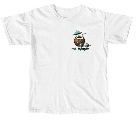 "Mi Refugio" Collection, a White Comfort Colors Unisex Tee