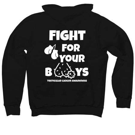 Fight for your boys, a Black Premium Pullover Hoodie