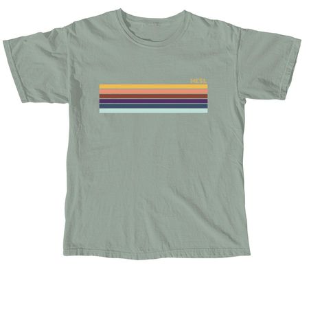 HESL Stripe, a Bay Comfort Colors Unisex Tee