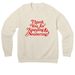 Thank You for Spaying & Neutering, a Natural Premium Raglan Crewneck Sweatshirt