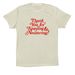 Thank You for Spaying & Neutering, a Natural Premium Cotton Tee