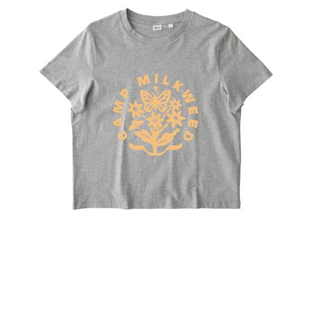 Camp Milkweed shirt, a Cool Heather Grey Stanley/Stella Women?s Stella Muser Tee