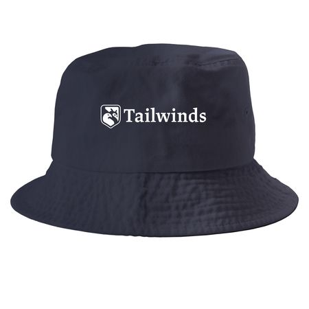 Tailwinds Hats, a Navy Printed Bucket Hat