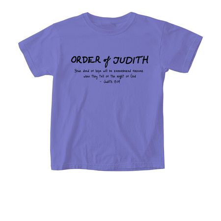 Domestic Violence Awareness Month, a Violet Comfort Colors Youth Tee