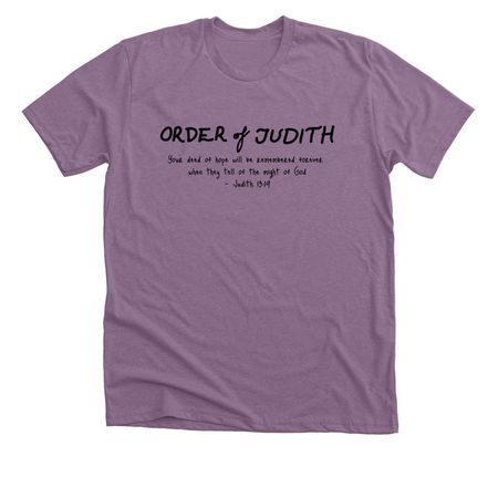 Domestic Violence Awareness Month, a Heather Purple Premium Unisex Tee