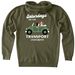 Freedom ride Saturdays&nbsp;, a Army Heavyweight Zip Up Hoodie (back-view)