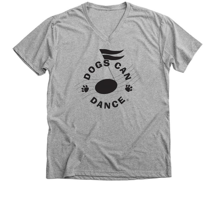 Dogs Can Dance 2026, a Athletic Heather Premium V-Neck Tee