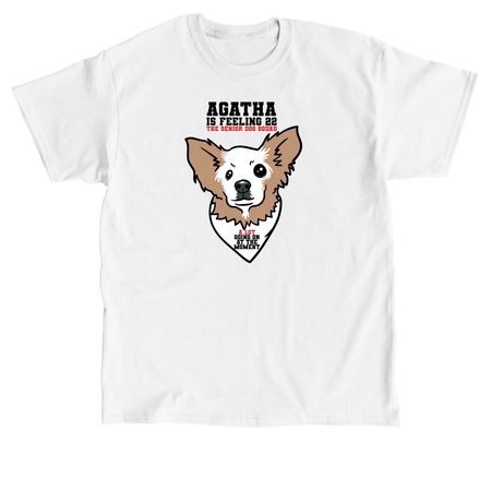 Agatha Tee, a White Classic Unisex Tee