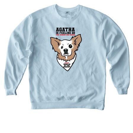 Agatha Tee, a Chambray Comfort Colors Crewneck Sweatshirt