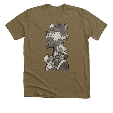 M.A.D. (Mutually Assured Destruction), a Heather Olive Premium Unisex Tee