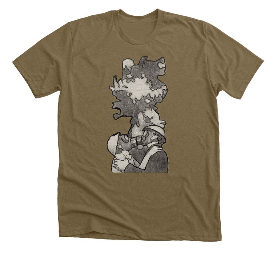 M.A.D. (Mutually Assured Destruction), a Heather Olive Premium Unisex Tee