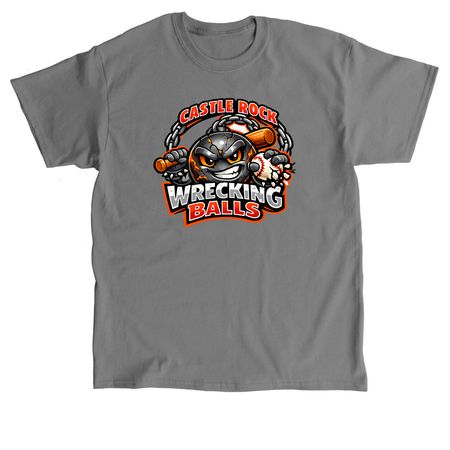 Castle Rock Wrecking Balls, a Charcoal Classic Unisex Tee