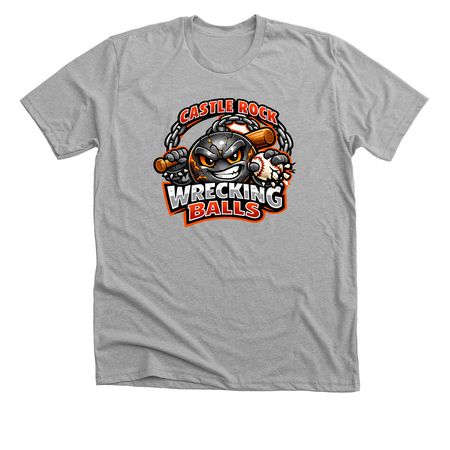 Castle Rock Wrecking Balls, a Athletic Heather Premium Unisex Tee