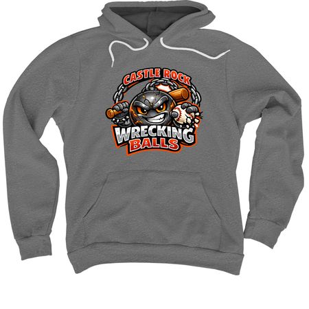 Castle Rock Wrecking Balls, a Deep Heather Premium Pullover Hoodie