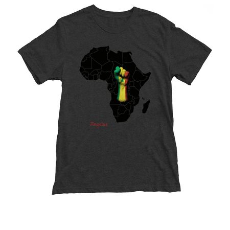 Angelas Senegal T-shirt&nbsp;, a Vintage Black Triblend Unisex Tee