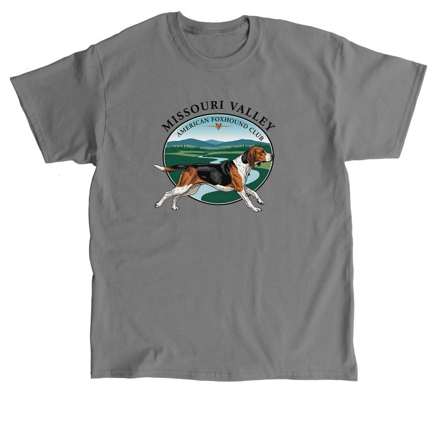 Missouri Valley American Foxhound Club, a Charcoal Classic Unisex Tee