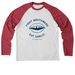 Fight Mouthwash, Eat Garlic, a Rise Up Red/ Bright White Allmade Eco Triblend Colorblock Raglan Long Sleeve Tee