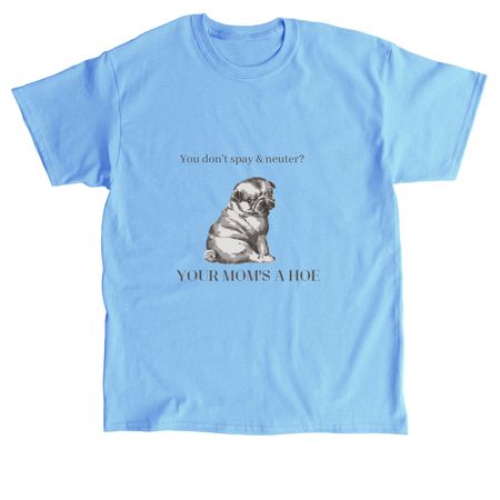 QUESTIONABLE DESIGNS&nbsp;, a Carolina Blue Classic Unisex Tee