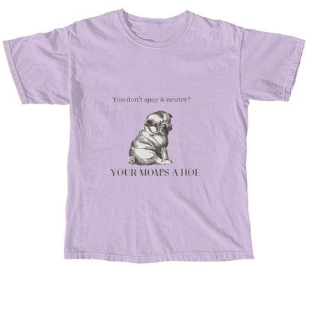 QUESTIONABLE DESIGNS&nbsp;, a Orchid Comfort Colors Unisex Tee