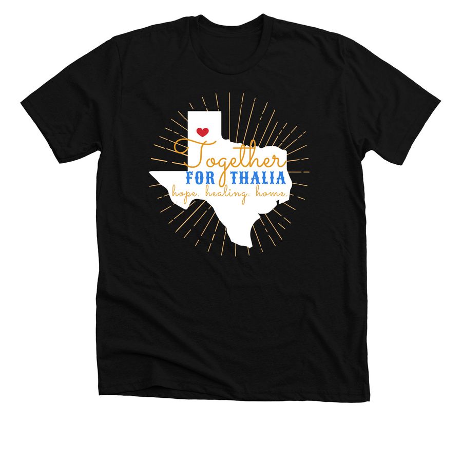 Together for Thalia, a Solid Black Blend Premium Unisex Tee