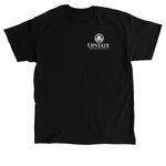 You can't scare me..., a Black Classic Unisex Tee (back-view)