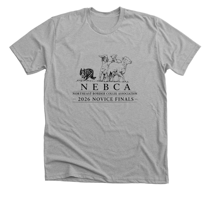 2026 NEBCA Novice Finals!, a Athletic Heather Premium Unisex Tee