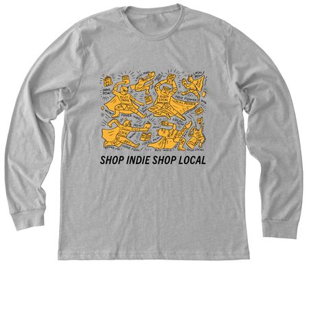 Indie Bookstore Day 2027, a Athletic Heather Premium Long Sleeve Tee