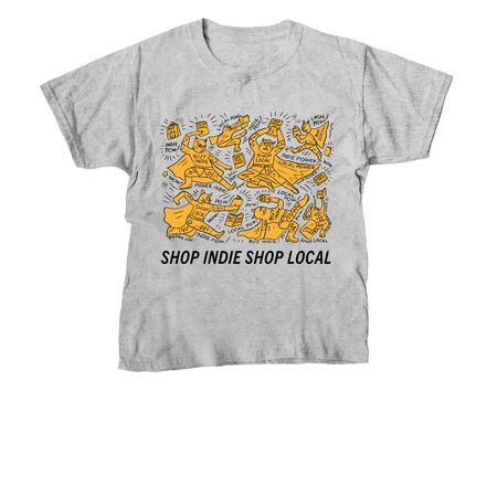 Indie Bookstore Day 2027, a Sport Grey Youth Unisex Tee