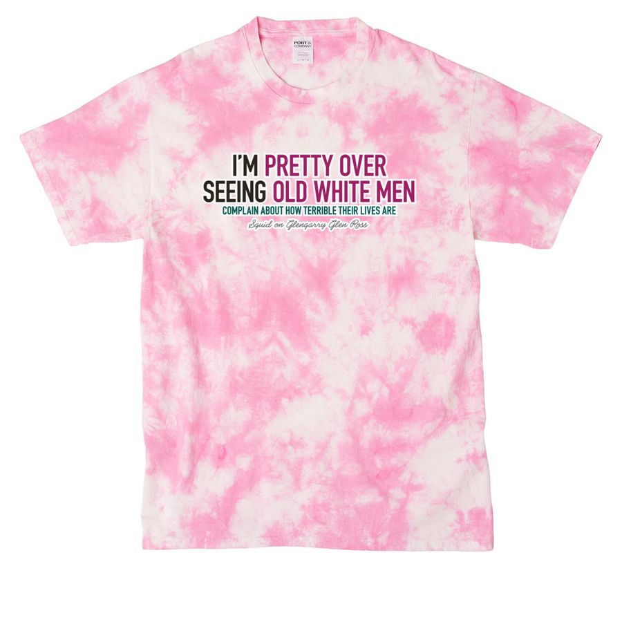 Glengarry Glen Ross Review, a Bright Pink Crystal Tie Dye Tee
