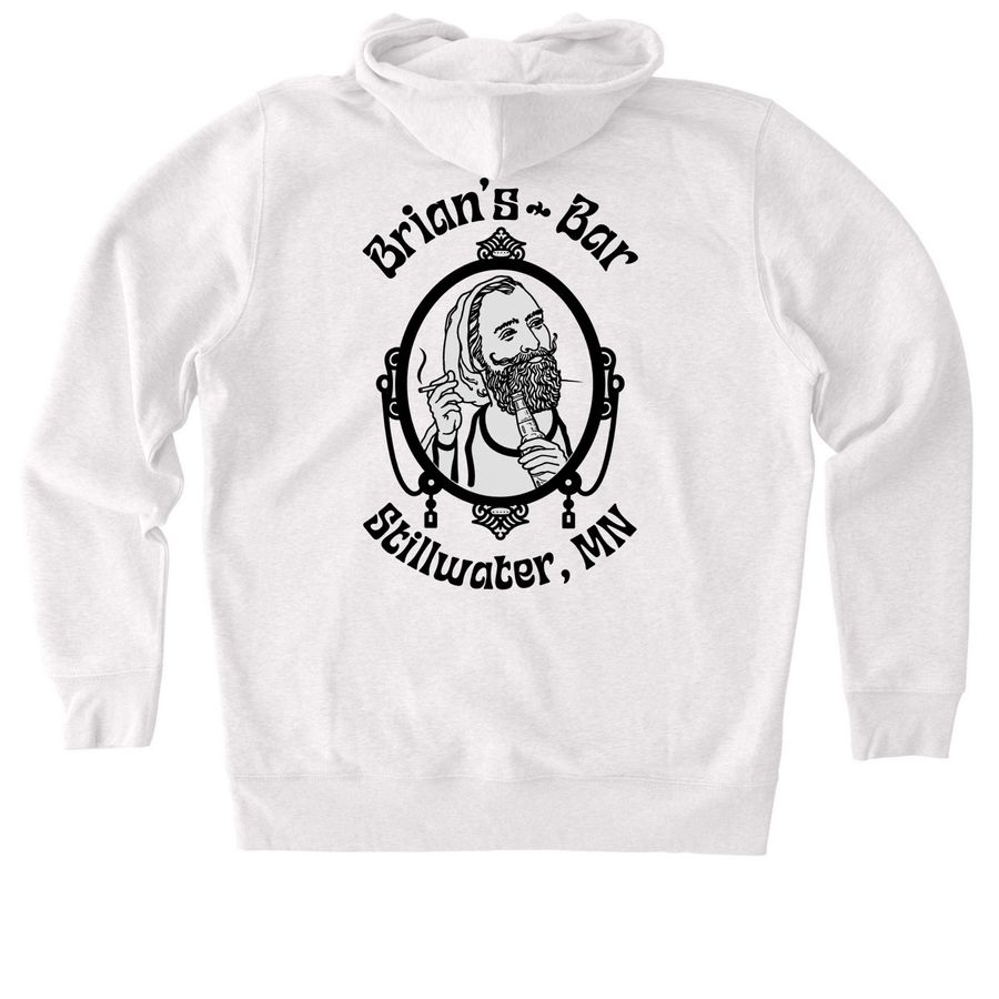 Dodging Heart Failure, a Cool Heather Grey Stanley/Stella Unisex Cultivator 2.0 Zip Up Hoodie (back-view)