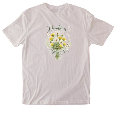 Dandelion Bouquets 2, a Ice Grey Softstyle Cotton Tee