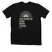 LAIBC blue tee and black tee, a Solid Black Blend Premium Unisex Tee